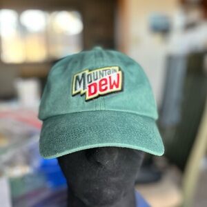Mountain Dew baseball cap, hat. EUC